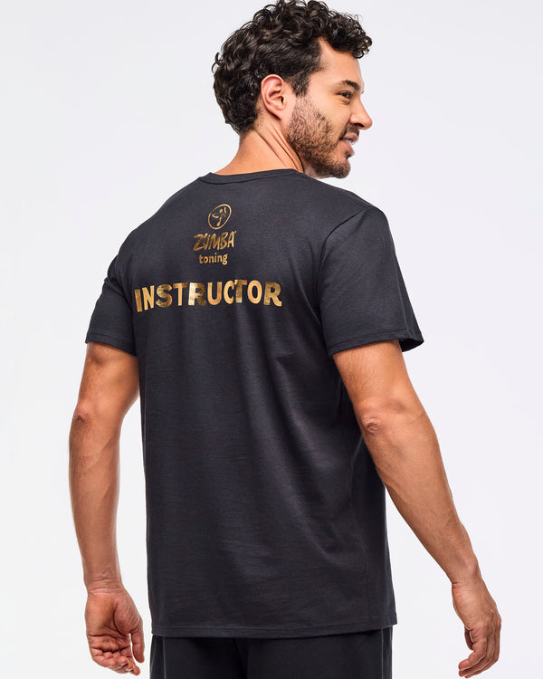 Zumba Gold Toning Instructor Tee - Bold Black