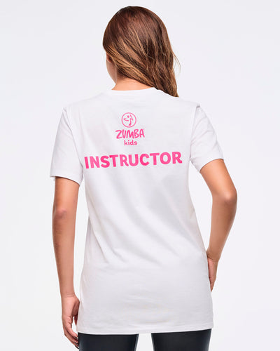 Zumba Kids Instructor Tee - White