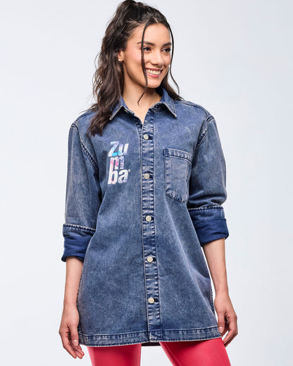 Apres Zumba Button-Up Shacket