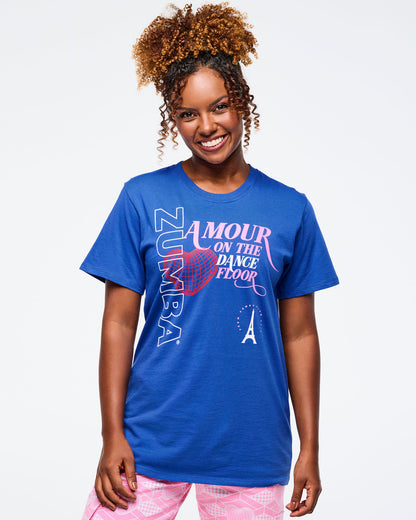 So Into Blue # Zumba Amour Unisex Crew Neck Tee
