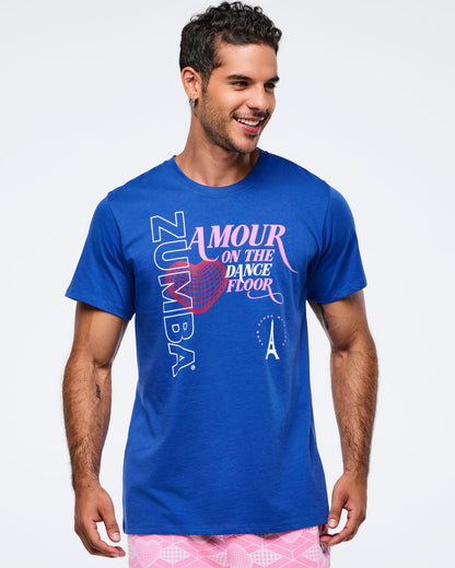 So Into Blue # Zumba Amour Unisex Crew Neck Tee