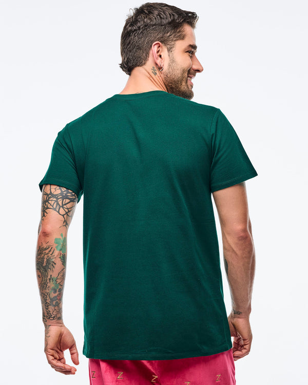 Zumba Holiday Unisex Crew Neck Tee - Teal