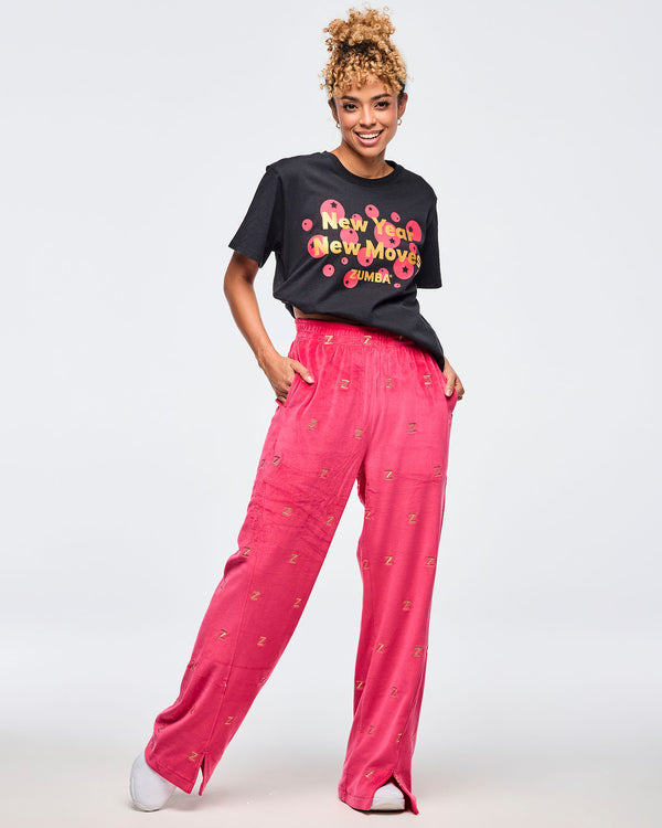 Zumba Holiday Unisex Crew Neck Tee - Black