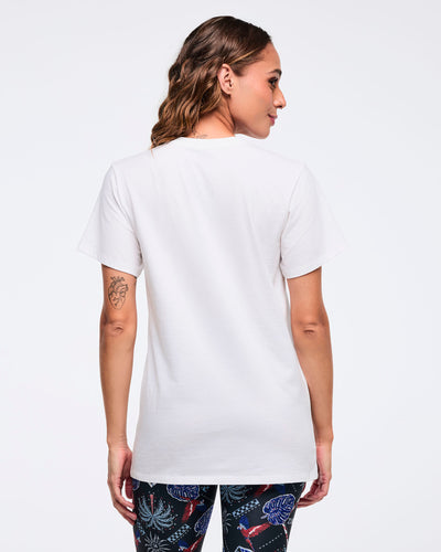 Latin Movement Unisex Crew Neck Tee - White