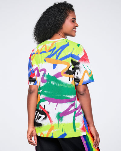 Pride Oversized Crew Neck Top