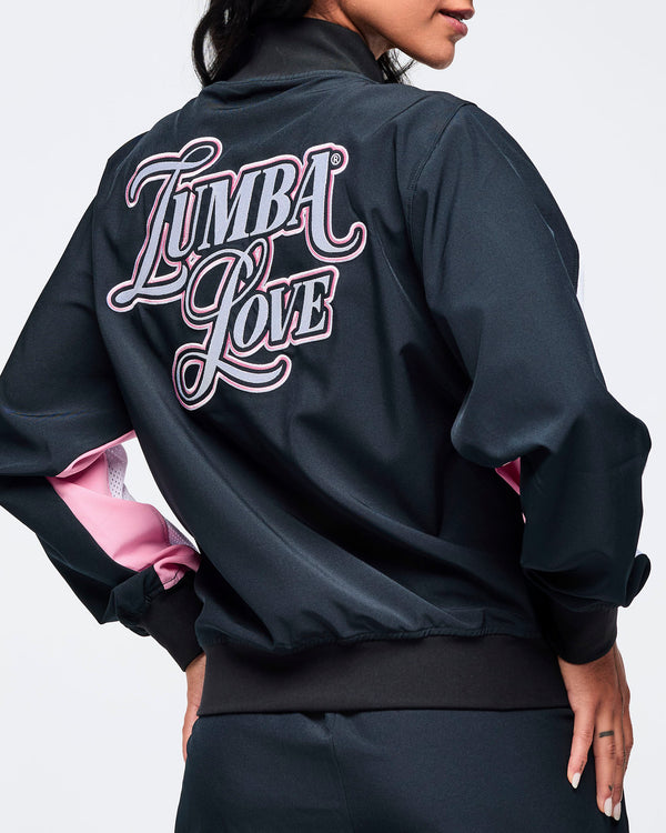 Bold Black # Zumba Amour Unisex Jacket