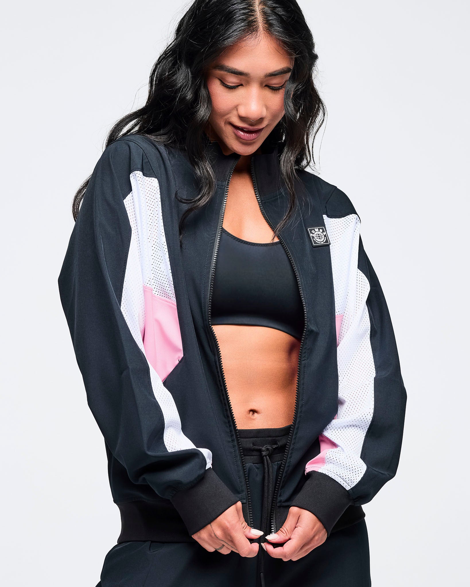 Bold Black # Zumba Amour Unisex Jacket