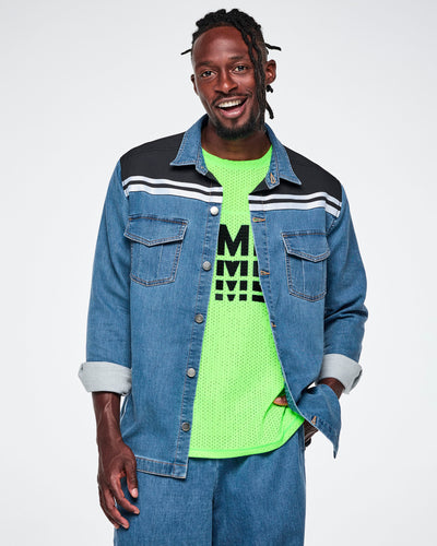 Dale-Z Combo Denim Shacket