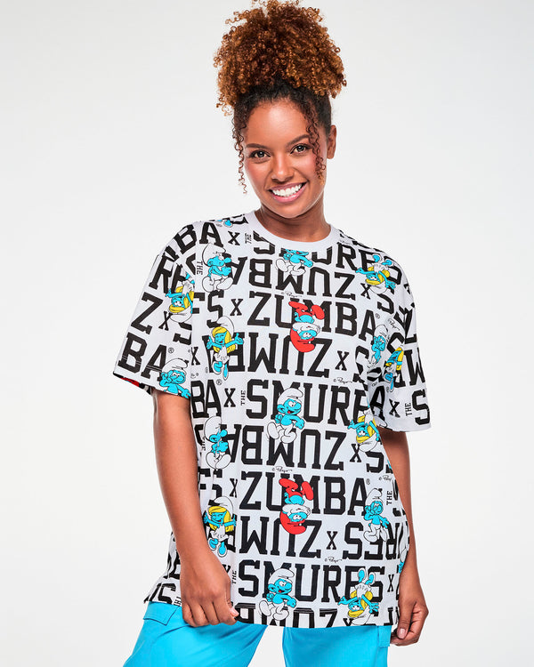 Zumba X The Smurfs Unisex Oversized Top