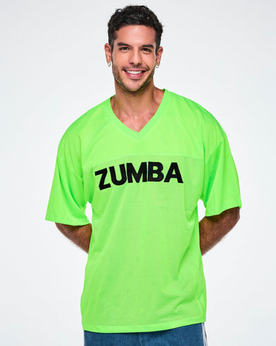 Ultrabright Oversized Unisex Mesh Sports Jersey