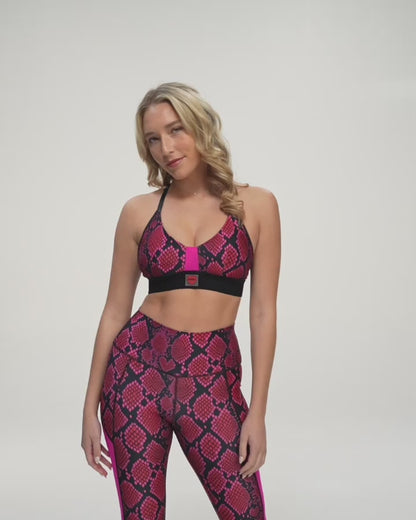 Zumba Love Snakeskin Bra