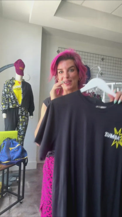 Sizzlin' Crew Neck Tee - Bold Black