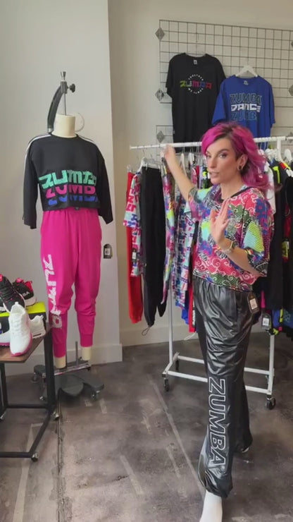 Eastern Flavor Z-Lift High Waisted Ankle Legging - Pink/Yellow