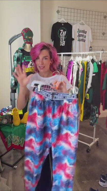 Apres Zumba Double Waisted Slouch Woven Pants