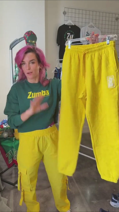 Apres Zumba Quilted Slouch Sweatpants
